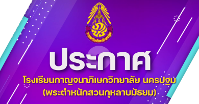 ประกาศรายชื่อรายงานตัวและมอบตัว นักเรียนชั้นมัธยมศึกษาปีที่ 1 (ห้องเรียนปกติ) ปีการศึกษา 2568 วันที่ 13 มีนาคม 2568